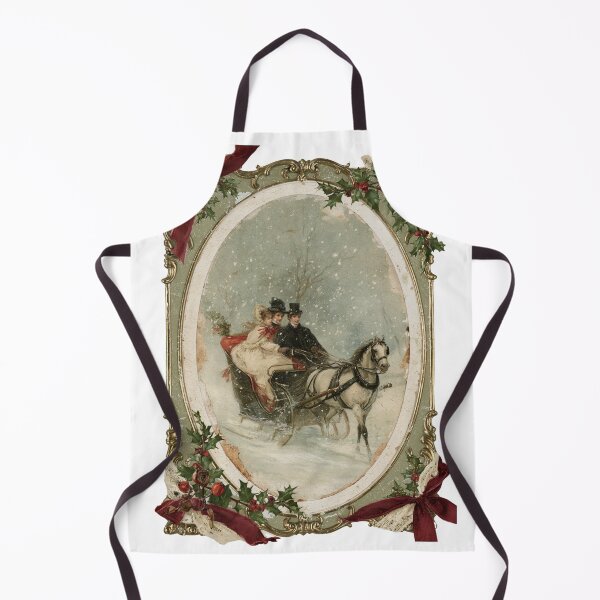 Item preview, Victorian sleigh Christmas card designed and sold by MendaciousMina.