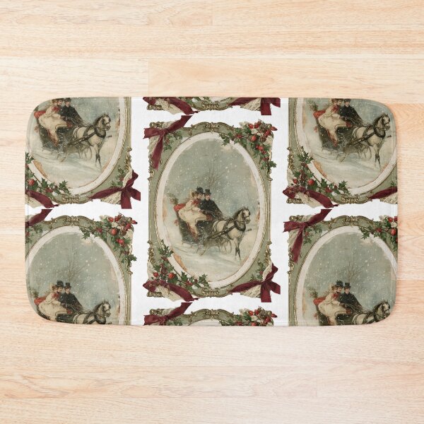 Item preview, Victorian sleigh Christmas card designed and sold by MendaciousMina.