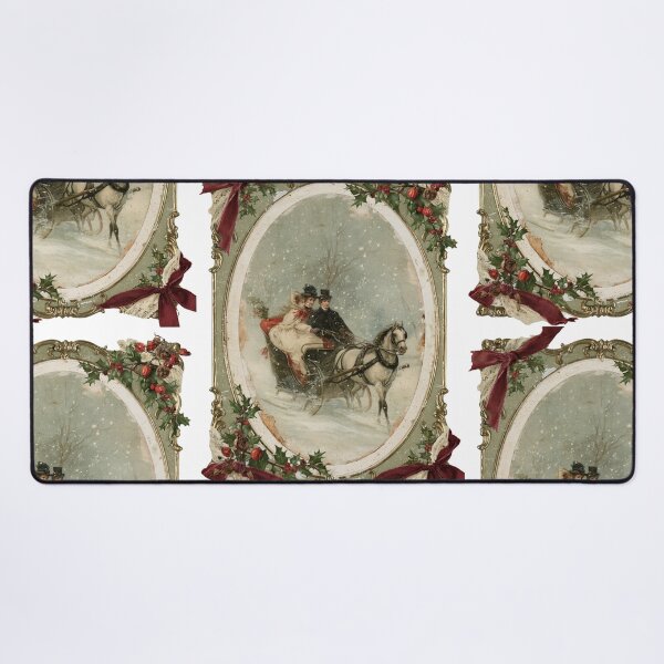 Item preview, Victorian sleigh Christmas card designed and sold by MendaciousMina.