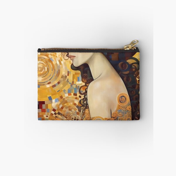 Item preview, Gold Spiral Mosaic Woman Dreaming Portrait designed and sold by RAGANADesign.
