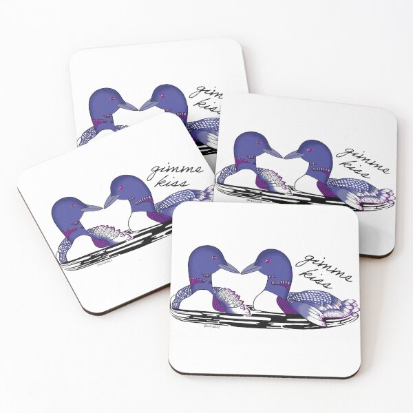 Item preview, Gimme Kiss Loons designed and sold by ashdubart.