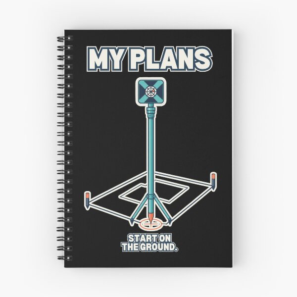 Item preview, My Plans Start on the Ground – Land Surveyor designed and sold by FreePath-Move.