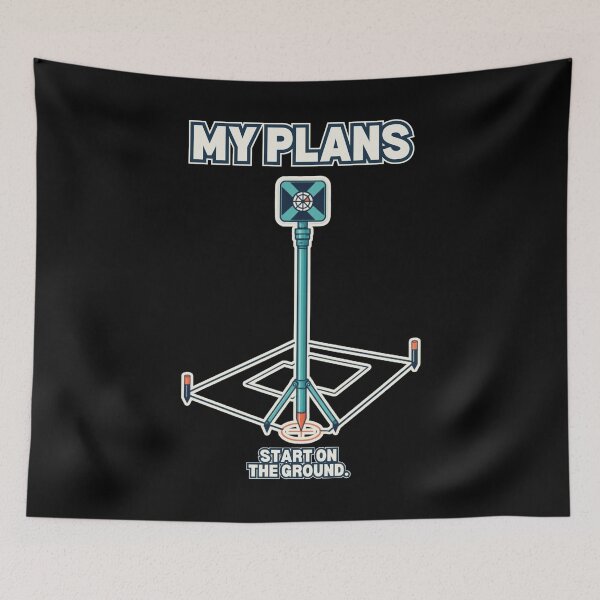 Item preview, My Plans Start on the Ground – Land Surveyor designed and sold by FreePath-Move.