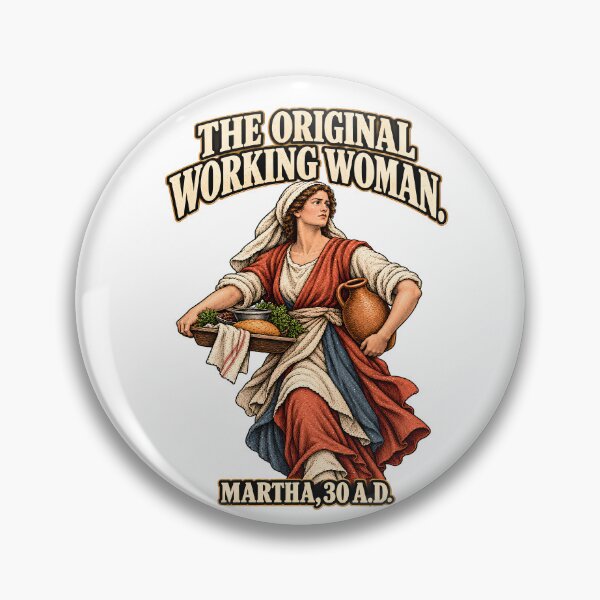 Item preview, The Original Working Woman - Martha 30 A.D. Funny Bible Design Dark Humor Bible designed and sold by Neurospicy Trolls.