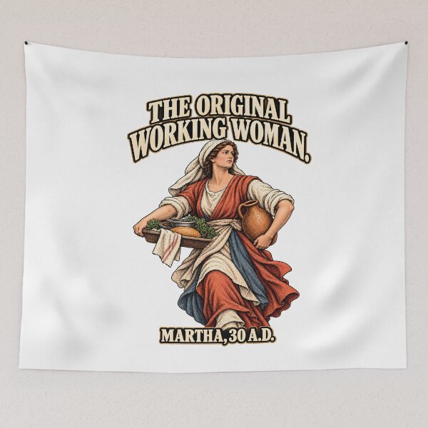 Item preview, The Original Working Woman - Martha 30 A.D. Funny Bible Design Dark Humor Bible designed and sold by Neurospicy Trolls.