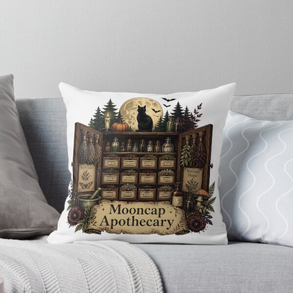 Item preview, Mooncap Apothecary Apothecary Drawers & Vials designed and sold by OliviaHayesArt.