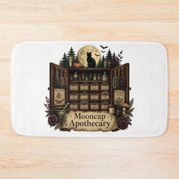 Item preview, Mooncap Apothecary Apothecary Drawers & Vials designed and sold by OliviaHayesArt.