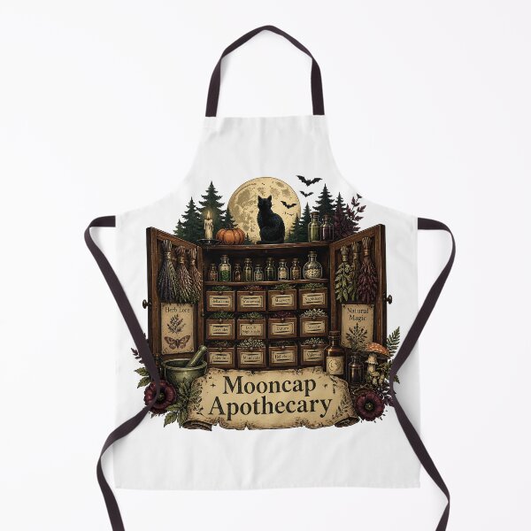 Item preview, Mooncap Apothecary Apothecary Drawers & Vials designed and sold by OliviaHayesArt.
