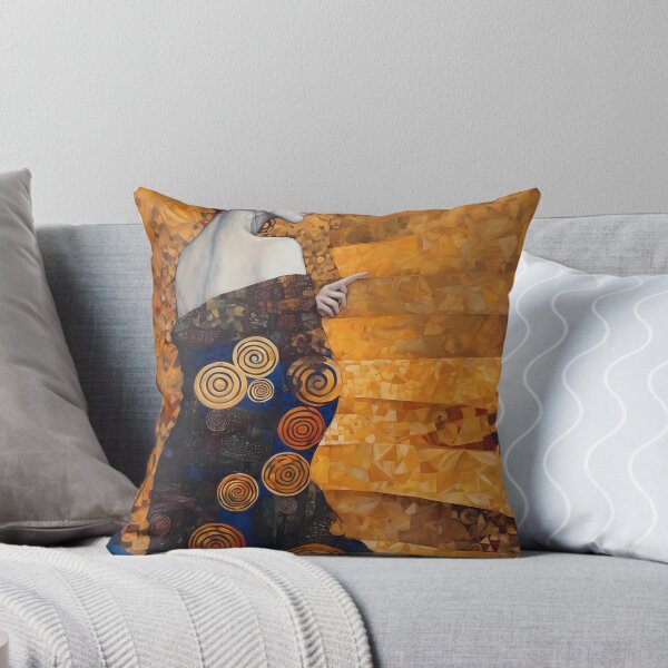 Item preview, Golden Mosaic Woman Auburn Hair Portrait designed and sold by RAGANADesign.