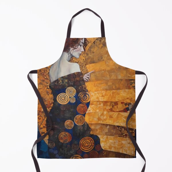 Item preview, Golden Mosaic Woman Auburn Hair Portrait designed and sold by RAGANADesign.