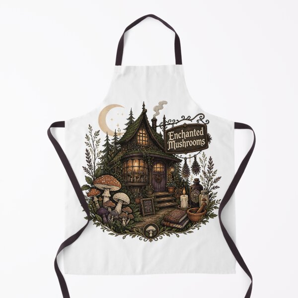 Item preview, Enchanted Mushrooms A Potion Shop in the Woods designed and sold by OliviaHayesArt.