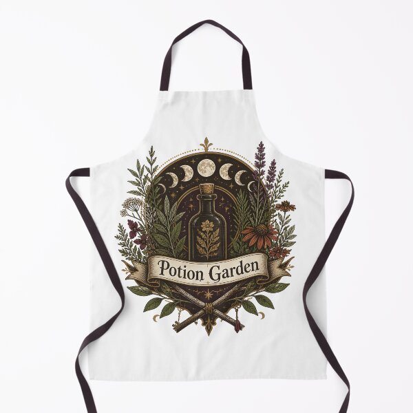 Item preview, Potion Garden Botanical Witch Emblem designed and sold by OliviaHayesArt.