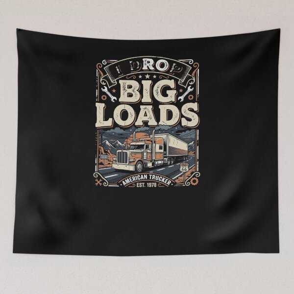 Item preview, Funny Trucker T Shirts for Men and Women Semi Truck Driver Big Rig Tees designed and sold by AmeliaShirts.