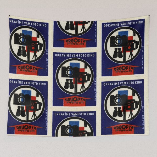 Item preview, Retro vintage Czechoslovakian matchbox label advertisement designed and sold by stevepaint.