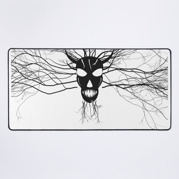 Item preview, Root Skull Mousepad Desk designed and sold by ColdRoot.