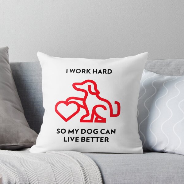 Artikelvorschau, Ich arbeite hart, damit es meinem Hund besser geht – Lustiges Design für Hundeliebhaber entworfen und verkauft von SMV-store.