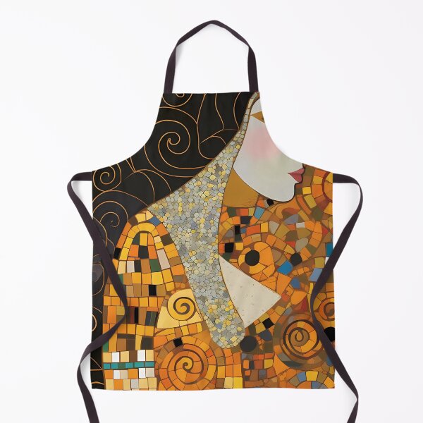 Item preview, Golden Tile Mosaic Woman Blue Eye designed and sold by RAGANADesign.