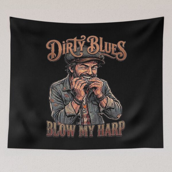 Item preview, Dirty Blues Blow my harp designed and sold by TomVtX.