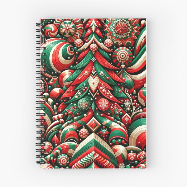 Item preview, Vintage Maximalist Christmas - Retro Ornaments & Candy Canes Pattern designed and sold by Chonkibao.
