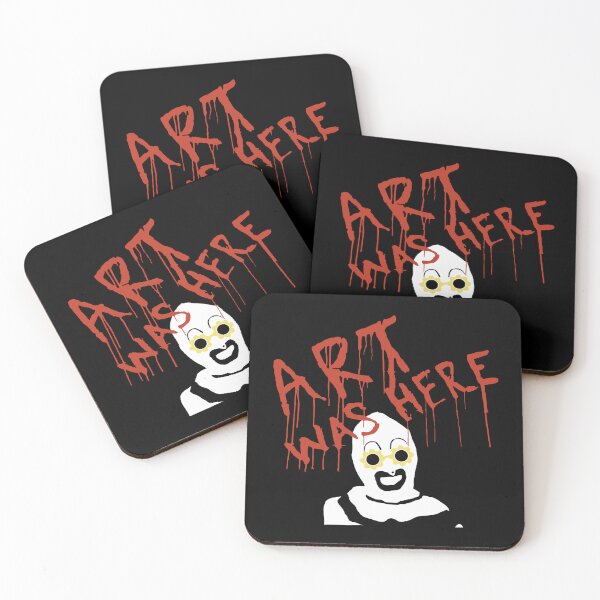 Item preview, Art Was Here Clown Horror Halloween Creepy Skull Ghost designed and sold by creatingmouseshop.