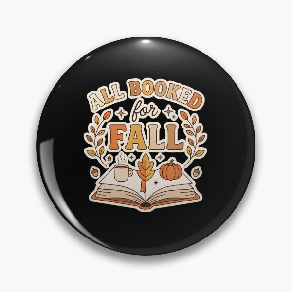 Artikelvorschau, All Booked for Fall Autumn Reading Book Lover Cozy Season Librarian Humor Gift entworfen und verkauft von designstoriesMK.
