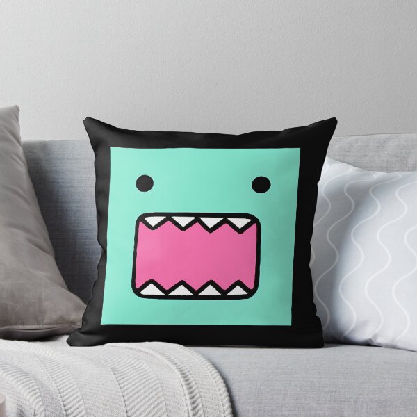 Item preview, Domo Turquoise Kawaii Sticker  Print designed and sold by SherleyGeiger.