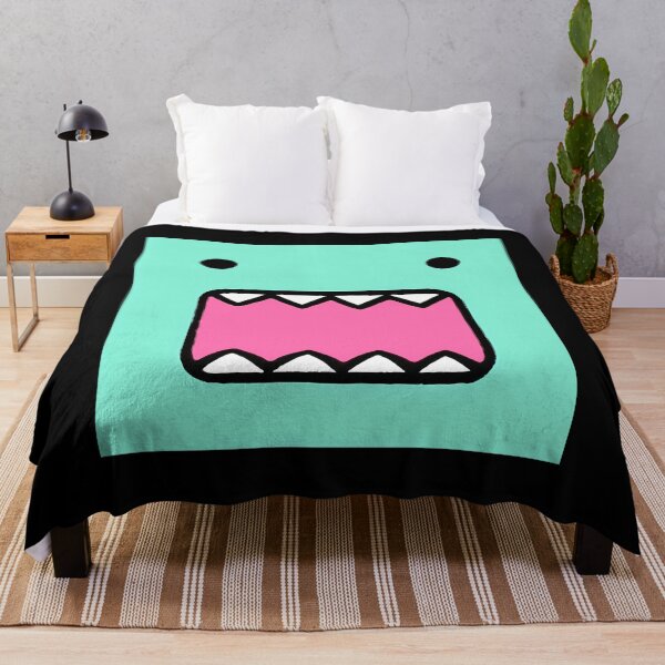 Item preview, Domo Turquoise Kawaii Sticker Print designed and sold by SherleyGeiger.