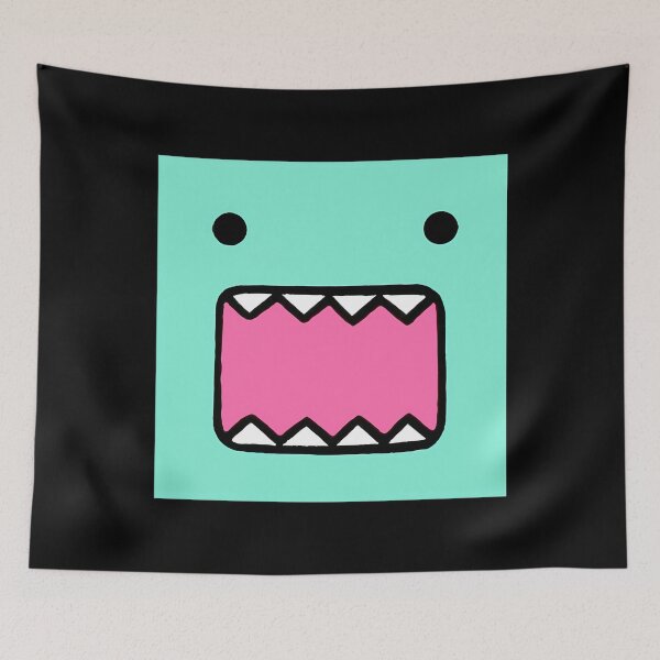 Item preview, Domo Turquoise Kawaii Sticker  Print designed and sold by SherleyGeiger.