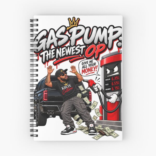 Item preview, Gas Pump: The Newest Op – Funny Gas Price Cartoon designed and sold by KBOX CULTURE WEAR.
