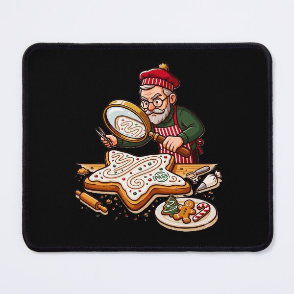 Item preview, Christmas Cookie Inspector Baking Quality Control Holiday Gingerbread Design designed and sold by 519xdesign.