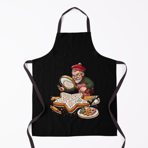 Item preview, Christmas Cookie Inspector Baking Quality Control Holiday Gingerbread Design designed and sold by 519xdesign.