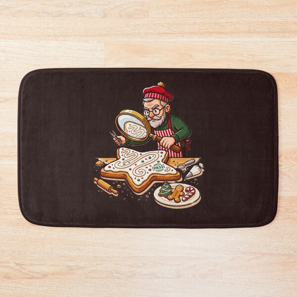 Item preview, Christmas Cookie Inspector Baking Quality Control Holiday Gingerbread Design designed and sold by 519xdesign.