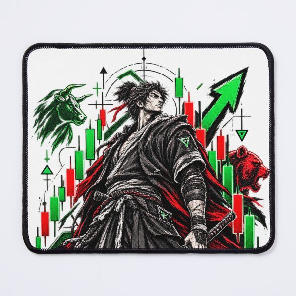 Item preview, The Chart Warrior Manga Trading Design designed and sold by NovaMoodCo.