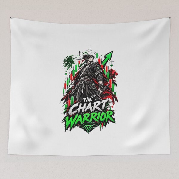 Item preview, The Chart Warrior Manga Trading Design designed and sold by NovaMoodCo.