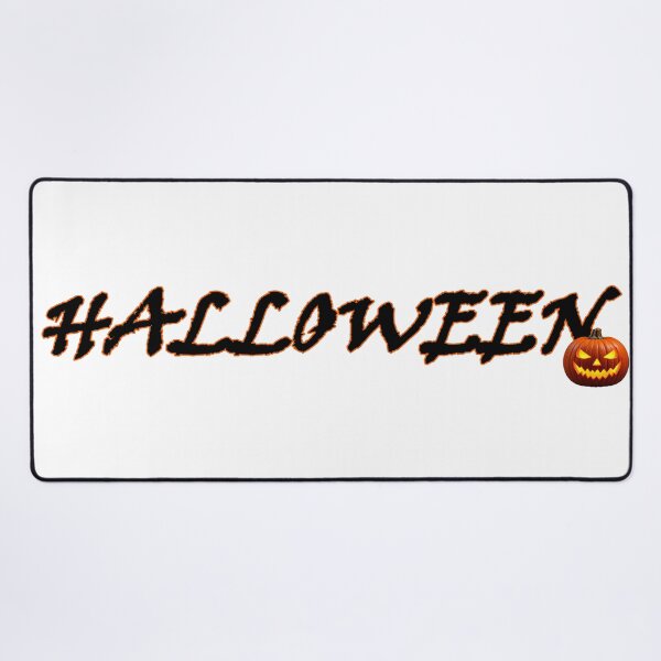 Item preview, halloween black text and small pumpkin designed and sold by natalik2024.