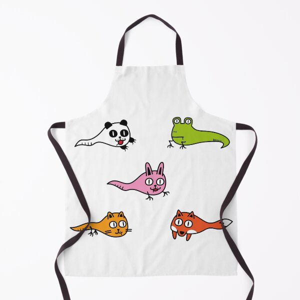 Item preview, Cute Obake Monster Collection – Funny Ghost Panda Frog Rabbit Cat and Fox Gift for Animal Lovers designed and sold by Wurstlady.