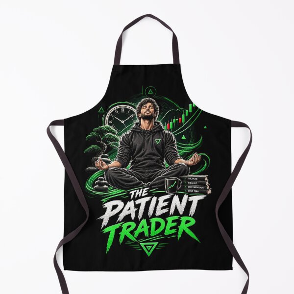 Item preview, The Patient Trader Trading Mindset Design designed and sold by NovaMoodCo.