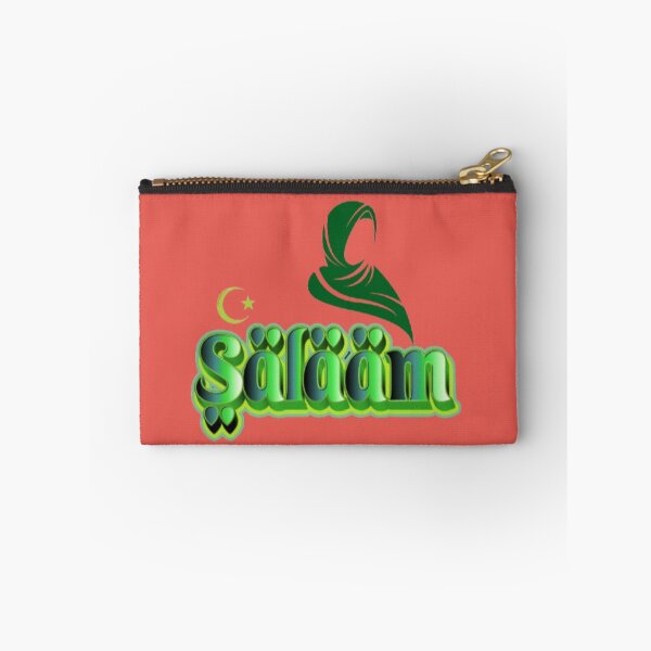 Item preview, Salaam Arabic Word For Peace Hijab Woman Crescent Star 3D Art designed and sold by Miheerala.