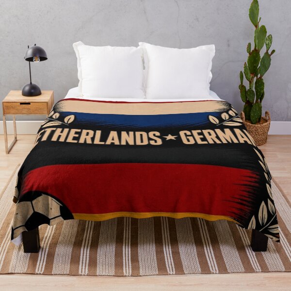 Artikelvorschau, Retro-Fußballposter Niederlande gegen Deutschland entworfen und verkauft von Nexus Space.