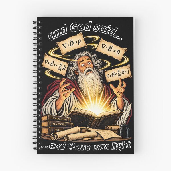 Item preview, And God Said And There Was Light - Maxwell Equations designed and sold by GibasVisuals.