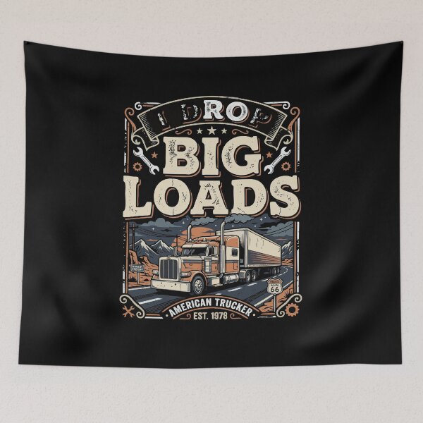 Item preview, Funny Trucker T Shirts for Men and Women Semi Truck Driver Big Rig Tees designed and sold by AmeliaShirts.