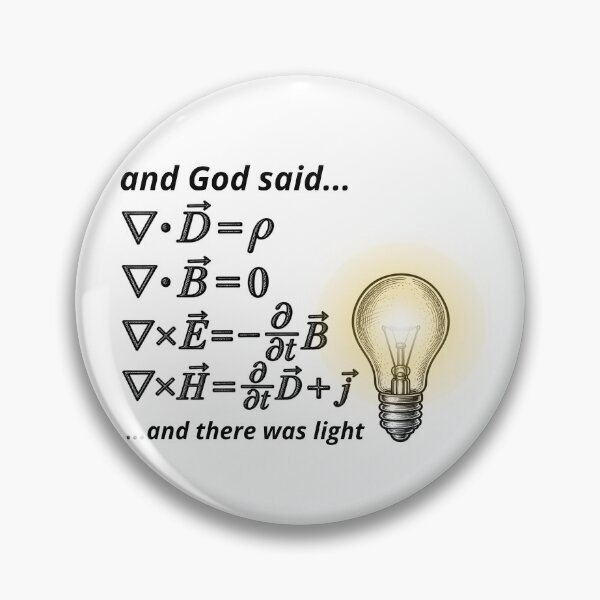 Item preview, And God Said And There Was Light - Physics Equation designed and sold by GibasVisuals.