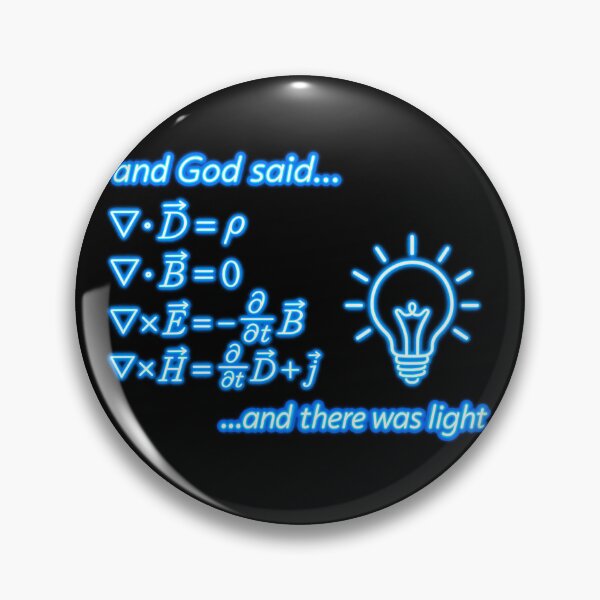 Item preview, And God Said And There Was Light - Maxwell Equations Neon designed and sold by GibasVisuals.
