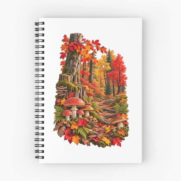 Item preview, Autumn Mushroom Forest Fall Fungi Woodland designed and sold by RockitBaby.