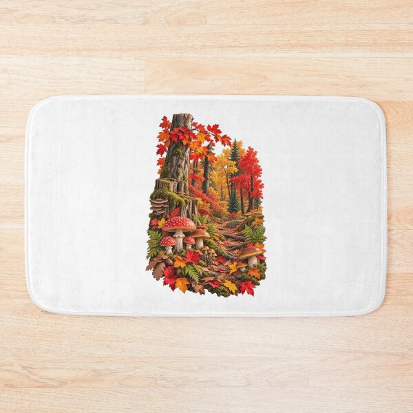 Item preview, Autumn Mushroom Forest Fall Fungi Woodland designed and sold by RockitBaby.