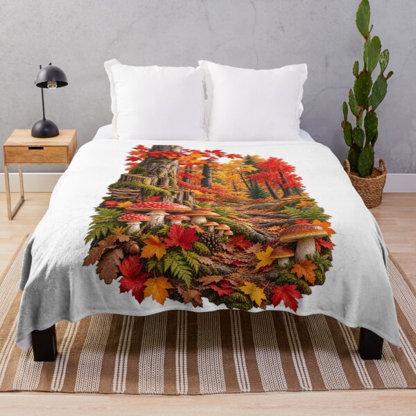 Item preview, Autumn Mushroom Forest Fall Fungi Woodland designed and sold by RockitBaby.
