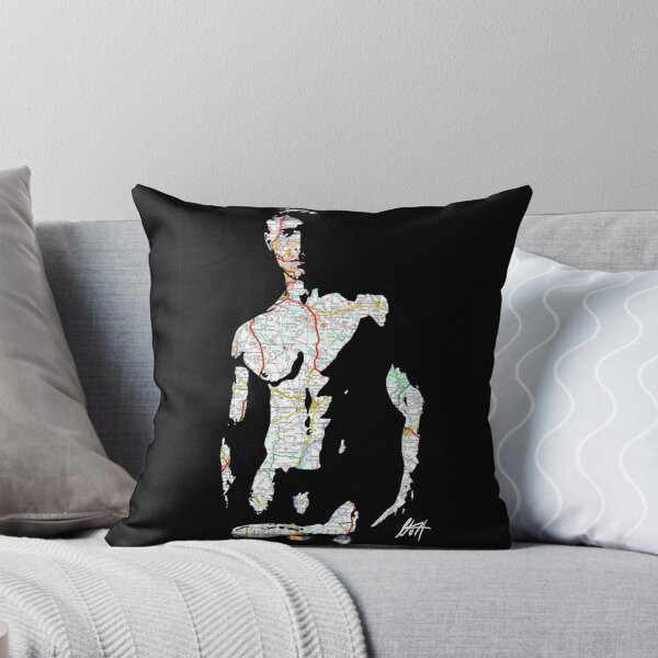 Item preview, Cute Toned Young Lad Pulling Down Underwear Map Art By NLMKArtStudio designed and sold by NLMKArtStudio.