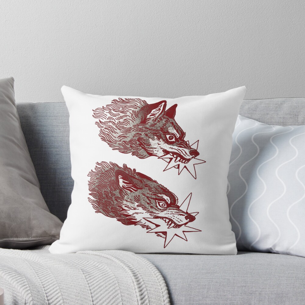 Item preview, Throw Pillow designed and sold by RiseAgainComics.