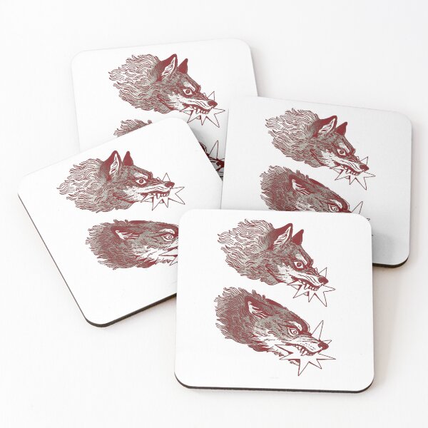 Item preview, Snarl Wolves Crimson Ink designed and sold by Club Hex.