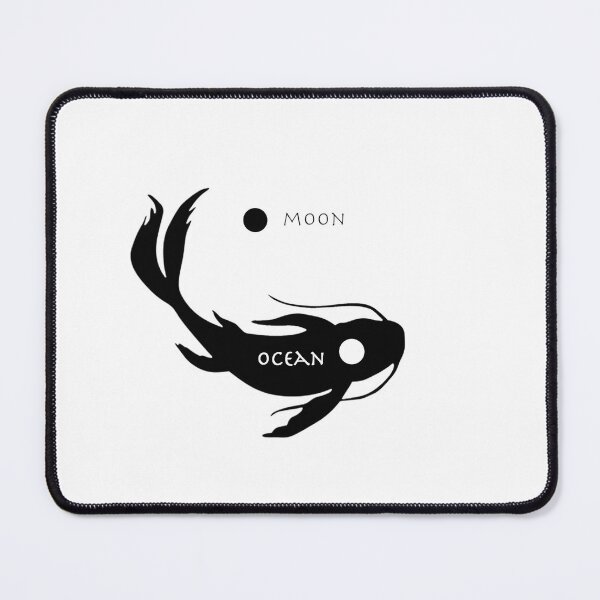 Item preview, Moon and Ocean Spirit Yin Yang Design Symbolizing Balance and Harmony designed and sold by rumantd.